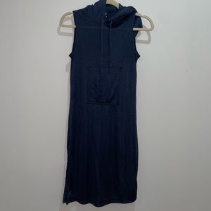 90s nylon hooded dress
